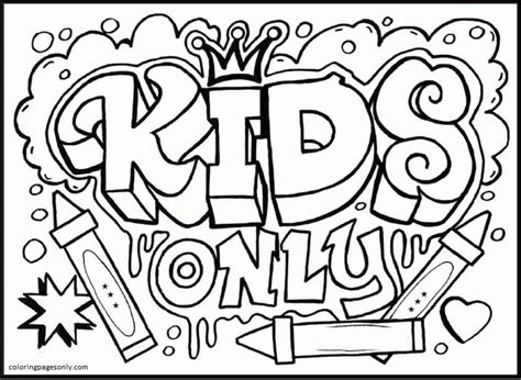 kids  coloring page  printable coloring pages