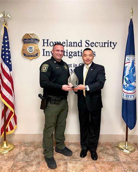 sheriffs office awarded  outstanding partnership  homeland