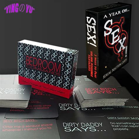 Full English Sexual Position Cards Role Playing Adult Games Bedroom