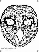 Printable Halloween Mask Masks Minute Last Quickie Drawing Owl Face Scary Drawings Coloring Outline Eye Pheemcfaddell Characters Dead Getdrawings Wonderhowto sketch template