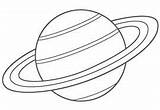 Saturno Planetas Saturn Pintar Qdb sketch template