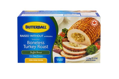 Butterball Boneless Turkey Roast Stuffed Breast Raised Without