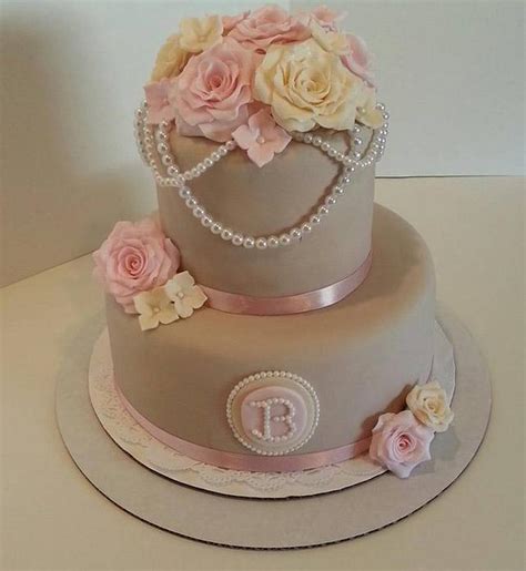 simple elegant rose cake cake by sweet cakes by jessica cakesdecor