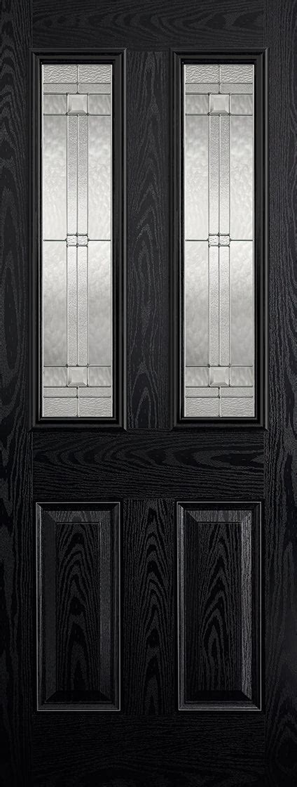 malton external grp black door leaded double glazed glass doors doors