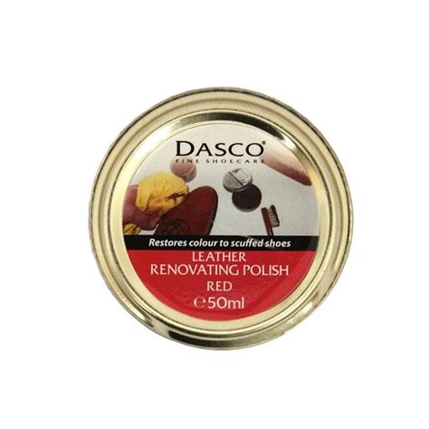 dasco leather renovating polish red
