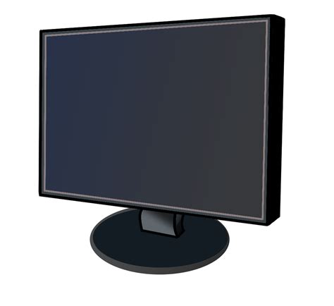 computer monitor clipart black  white    clipartmag