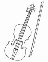 Violin Drawing Coloring Bow Music Embroidery Drawings Color Sketch Pages Pencil Para Clipart Imprimir Dibujos Designs Musical Kids Tattoo Instruments sketch template