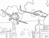 Planes Coloring Pages Disney Printable Dusty Movie Crophopper Plane Ishani Rochelle Colouring Flies Print Airplane Color Kids Boeing Sheet Drawing sketch template