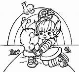 Coloring Pages 80s Color Girl Printable Getcolorings sketch template