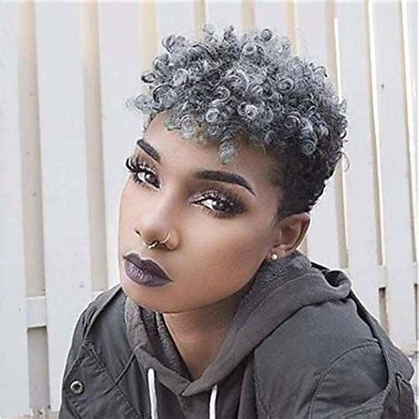 afro curly synthetic wigs  black women short black curly