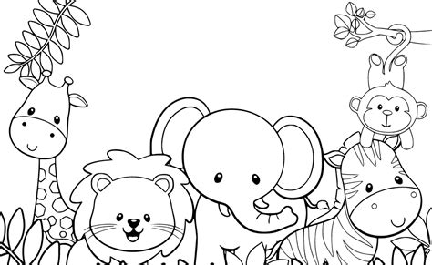 animals coloring pages  preschoolers george mitchells coloring pages