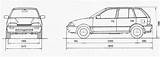 Swift Suzuki Car sketch template