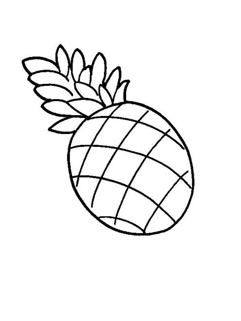 drawing  pernambuco pineapple coloring page  print