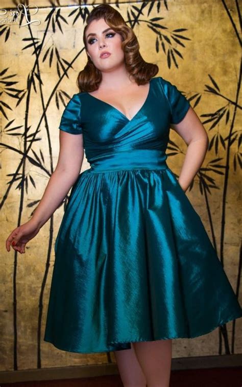 pin up plus size dresses pluslook eu collection