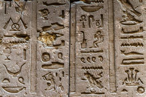 egyptian hieroglyphs stock image image  decoration