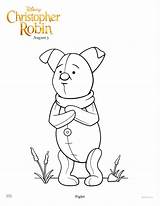 Coloring Mommy Nanny Piglet sketch template