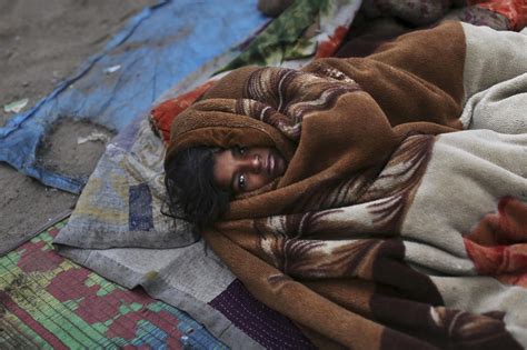 cold and homeless in india photo 2 pictures cbs news