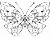 Schmetterling Ausmalbilder Schmetterlinge sketch template