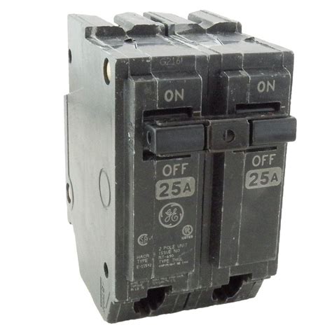 ge  amp   double pole circuit breaker thql  home depot