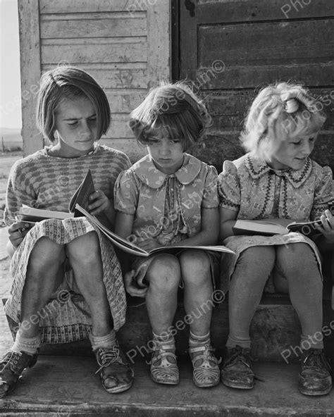 Three Girls Reading 1939 Vintage 8x10 Reprint Of Old Photo Dorothea