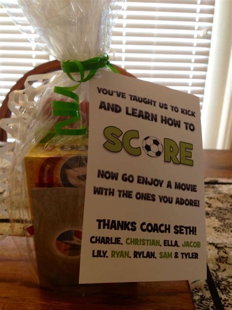 ideal gift ideas  soccer coach