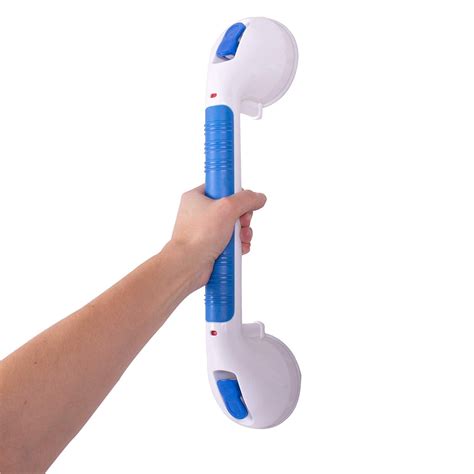 carex suction shower grab bar  ultra grip shower handle dual
