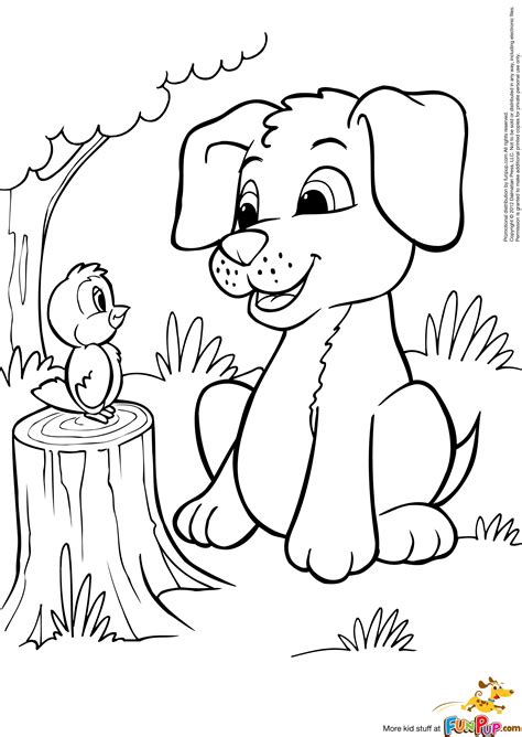coloring pages   puppys