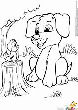 Puppy Coloring Pages Printable Cartoon Search Kids Chihuahua Col sketch template