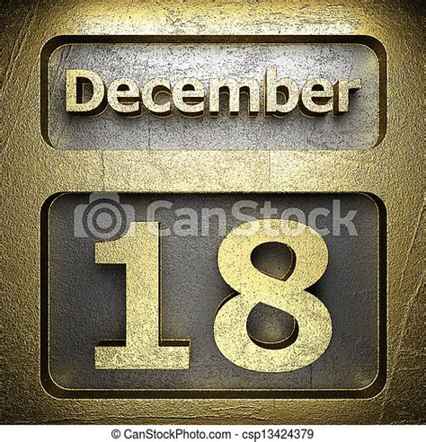 december  golden sign royalty  stock photo csp