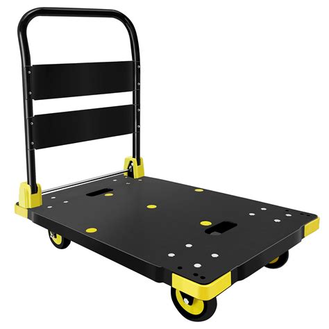 buy platform truck cart lbs chinco star folding push cart dolly portable moving dolly cart