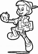 Coloring Pages Pinocchio Wecoloringpage sketch template