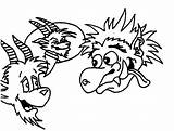 Goat Billy Troll Eat Coloring Want Pages sketch template
