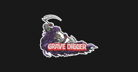 printable grave digger logo