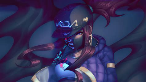 1920x1080 Kda Akali Art New Laptop Full Hd 1080p Hd 4k