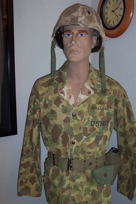 Ww2 Usmc Frog Skin Camo Set Marine Outfit Us Marines Uniform Ww2