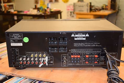 pioneer av receiver model vsx  vintage audio exchange