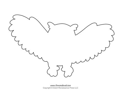 owl outline tims printables