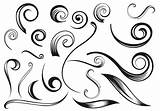 Flourish Swirly Brushes Swirl Vecteezy Scrolls Swirls Flourishes Graphics Brusheezy sketch template