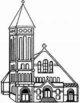 Church Drawing Medieval Building Ronaldo Cristiano Altar Getdrawings sketch template