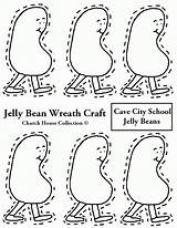 Coloring Jelly Bean Printable sketch template