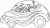 Umizoomi Voiture sketch template