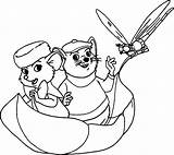 Bianca Bernard Rescuers Coloring Pages Evin Rude Wecoloringpage sketch template