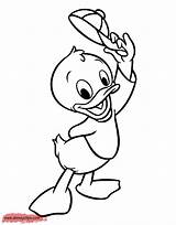Coloring Huey Ducktales Pages Louie Printable Cap Disney Disneyclips Raising His sketch template