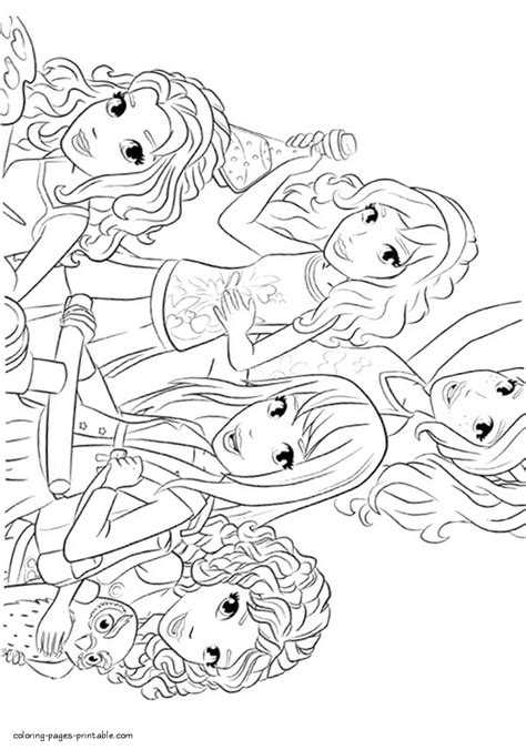 coloring lego friends coloring pages printablecom