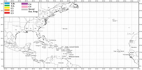 printable hurricane tracking map printable