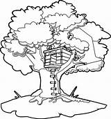 Baumhaus Treehouse Ausmalbilder Magische Boomhutten Animaatjes Sheets sketch template