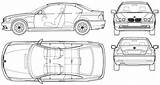 Bmw E46 Coupe Blueprints Series 2004 Car sketch template