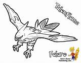 Pokemon Coloring Pages Fletchinder Bubakids Thousand Through Cartoon Online sketch template