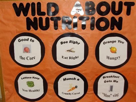 food and nutrition bulletin board ideas