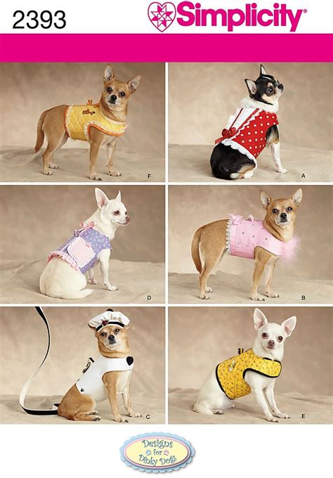sewing patterns  dog clothes browse patterns